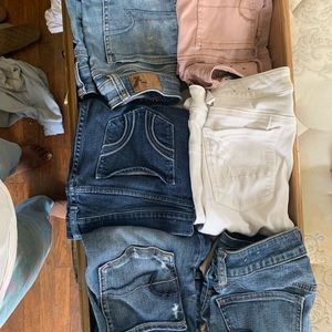 American eagle pants and hollister